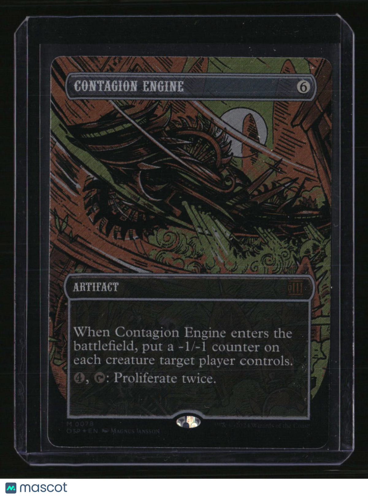 Outlaws of Thunder Junction: Breaking News Contagion Engine (Textured Foil)