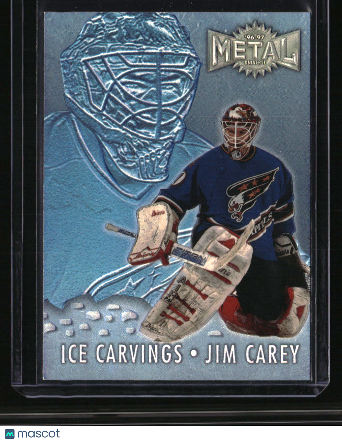 1996-97 Metal Universe Jim Carey Ice Carvings