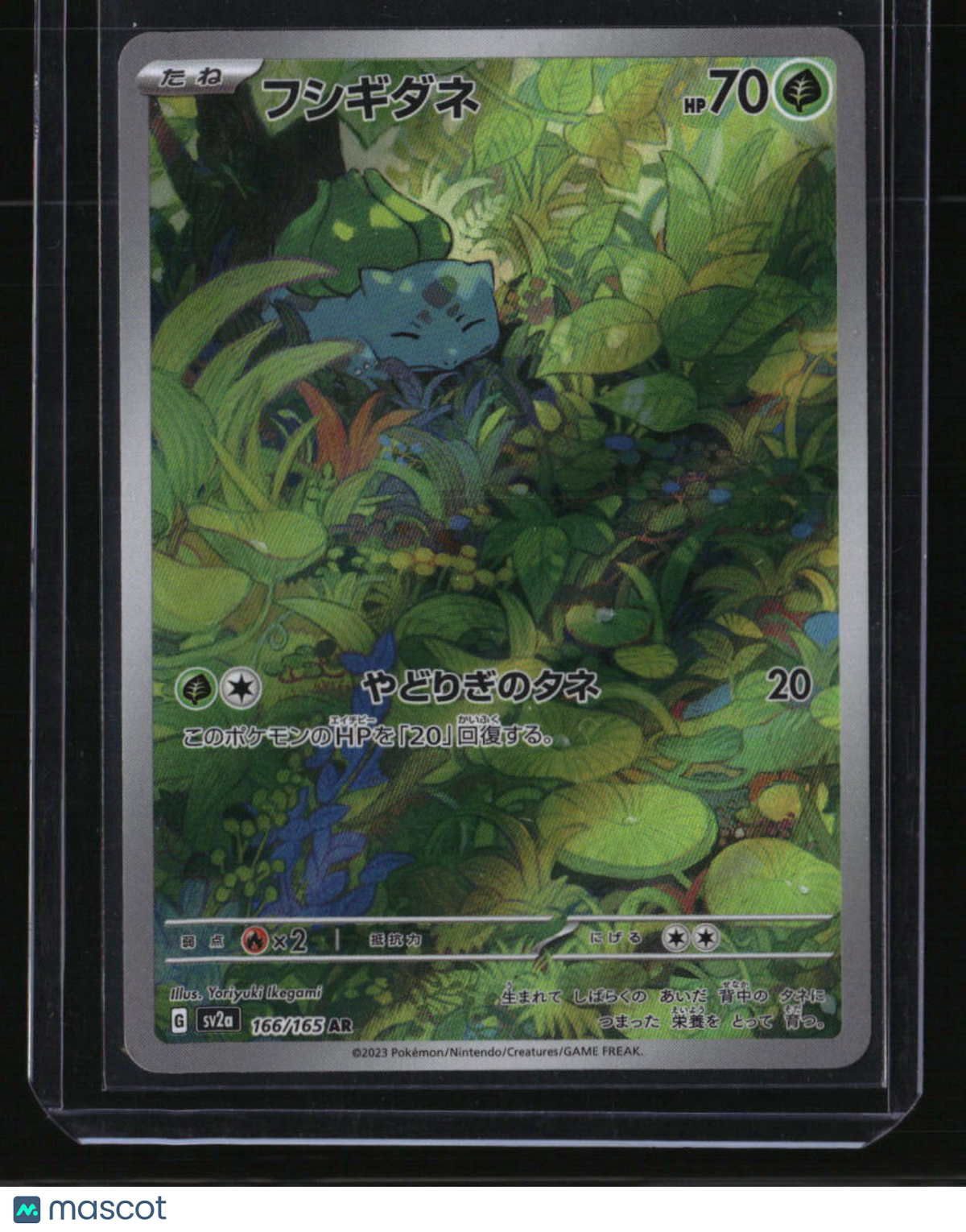 sv2a Japanese 151 Bulbasaur Art Rare