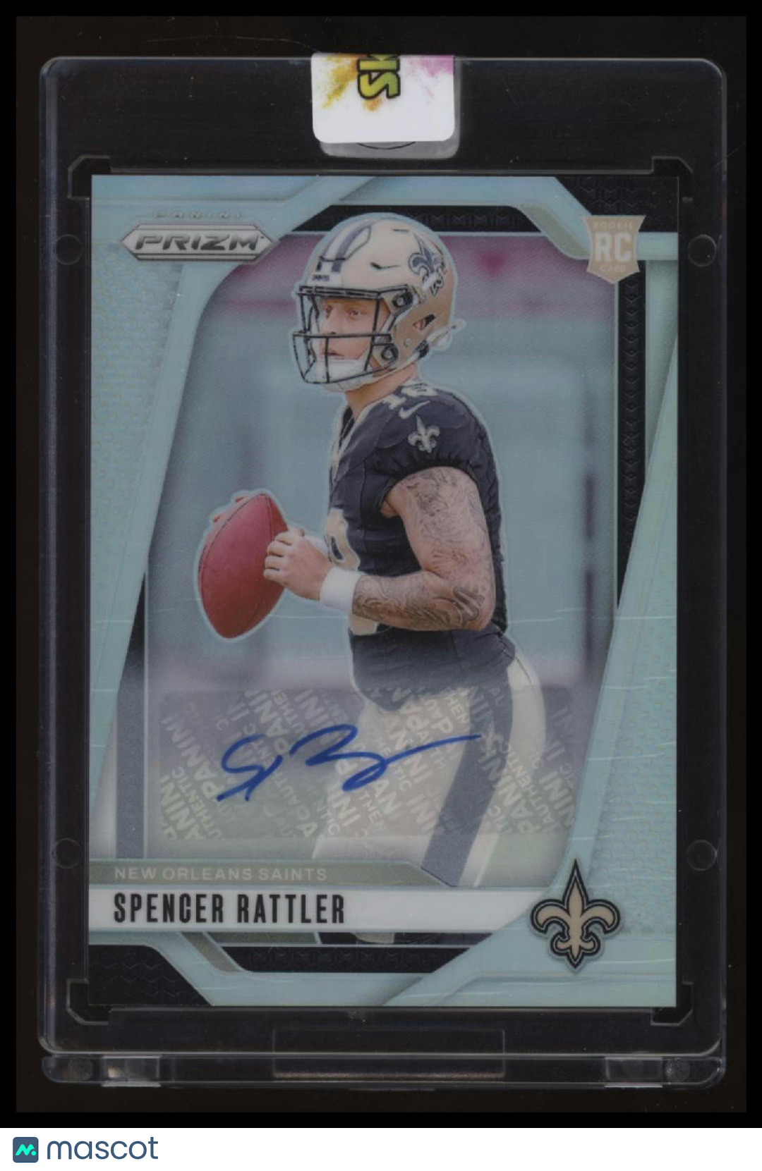 2024 Panini Prizm Spencer Rattler Autographs Silver Prizm