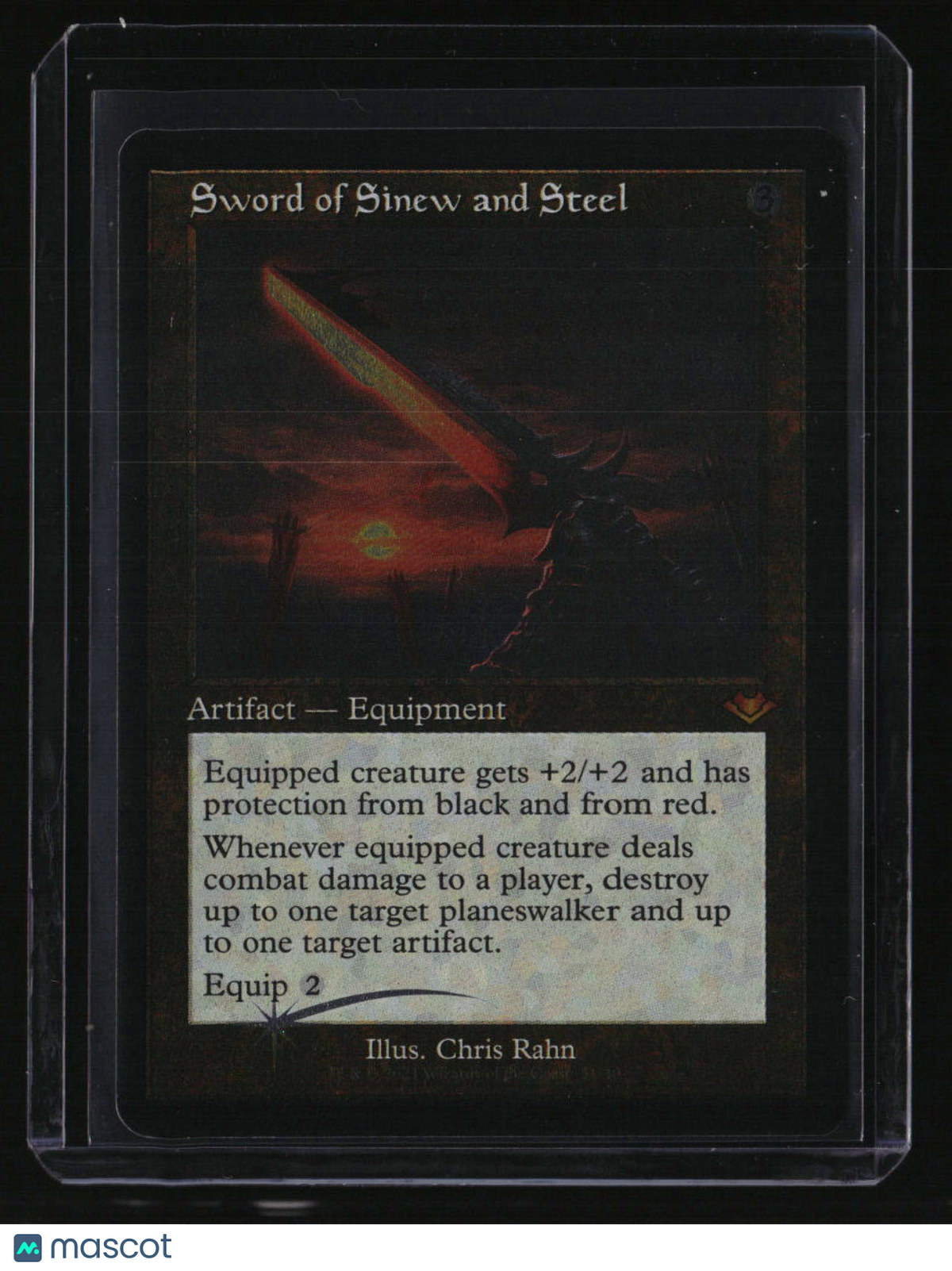 Modern Horizons Sword of Sinew and Steel (Retro Frame) (Foil Etched)