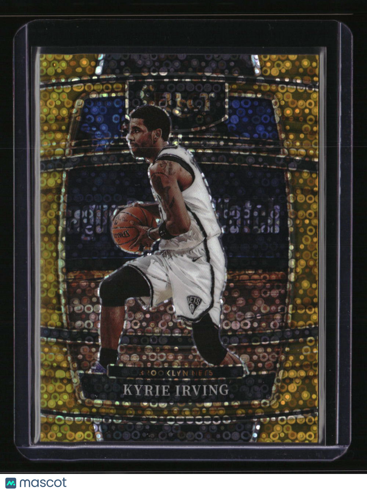 2021-22 Panini Select Kyrie Irving Gold Disco Prizms #/10