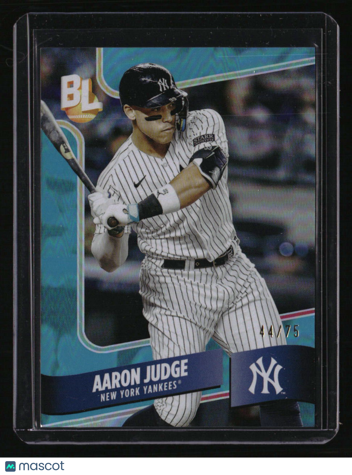 2023 Topps Big League Wrapper Redemption Aaron Judge Blue Foil #/75