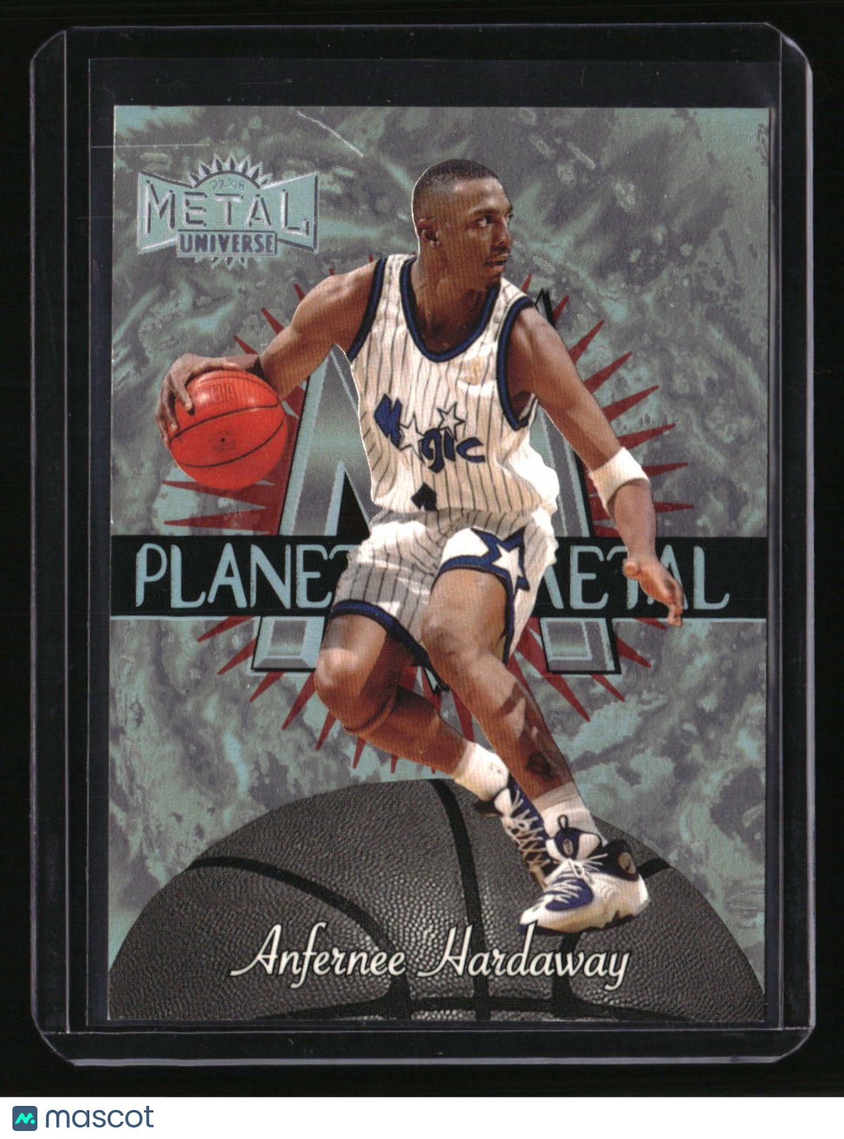 1997-98 Metal Universe Anfernee Hardaway Planet Metal