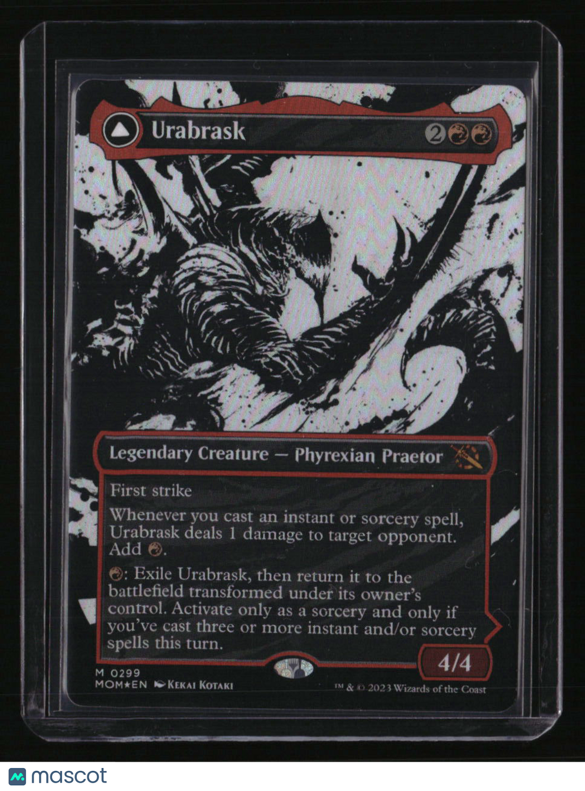 March of the Machine Urabrask (Showcase) Foil