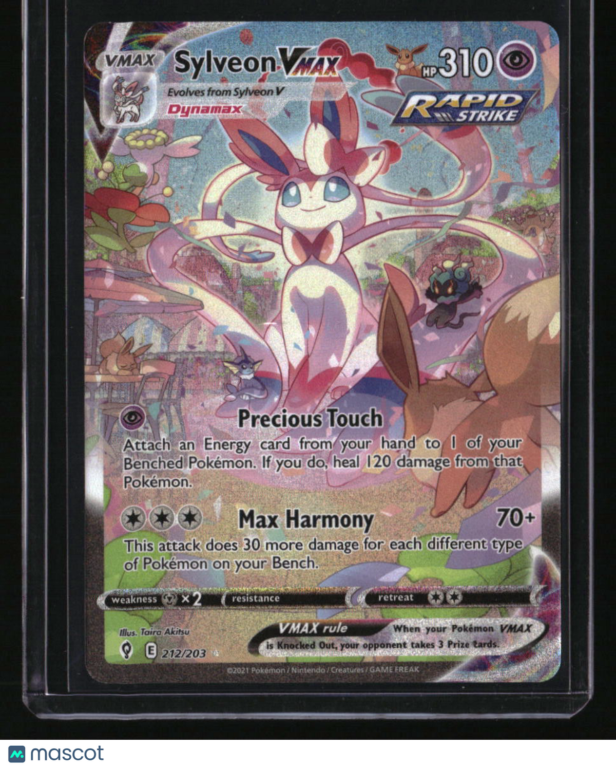 SWSH07: Evolving Skies Sylveon VMAX (Alternate Art Secret)