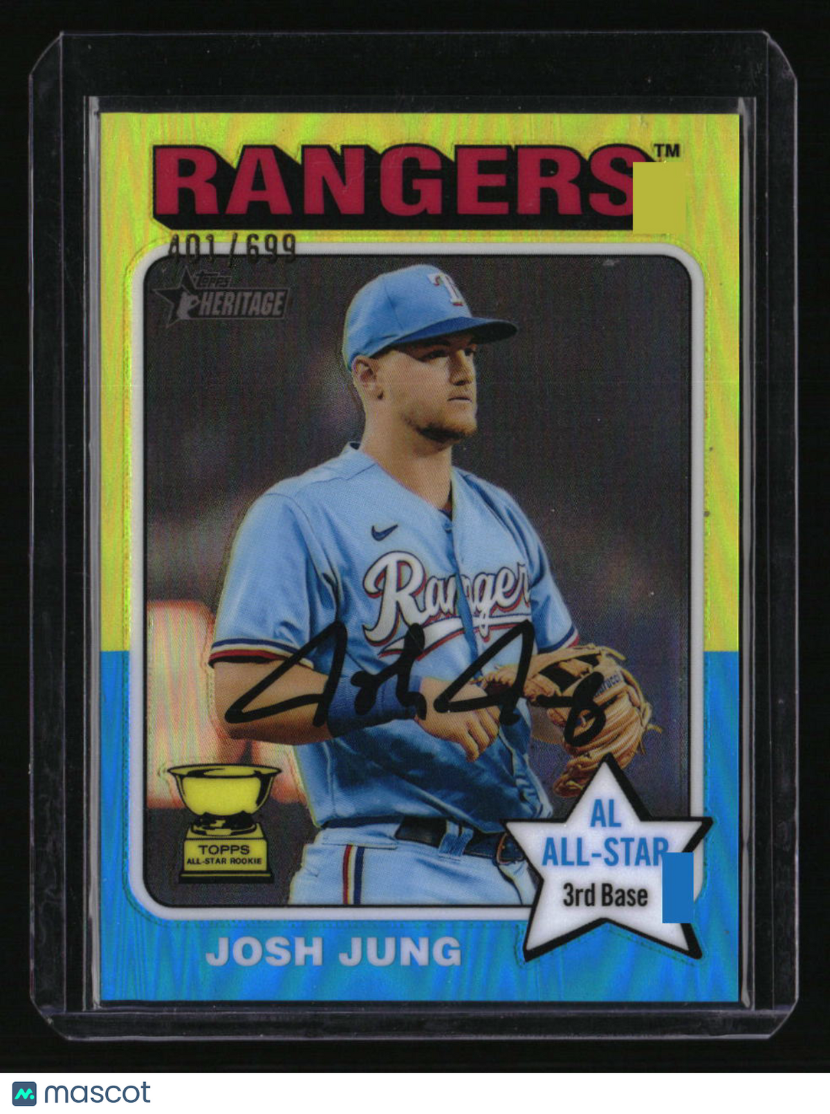 2024 Topps Heritage Josh Jung Chrome #/699