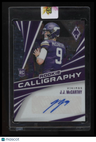 2024 Panini Phoenix J.J. McCarthy Rookie Calligraphy Stars