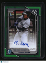 2024 Bowman Chrome Gabriel Lara Prospects Autographs Green Refractors #/99