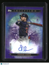 2024 Topps Inception Steven Kwan Rookie and Emerging Star Auto Purple #/199
