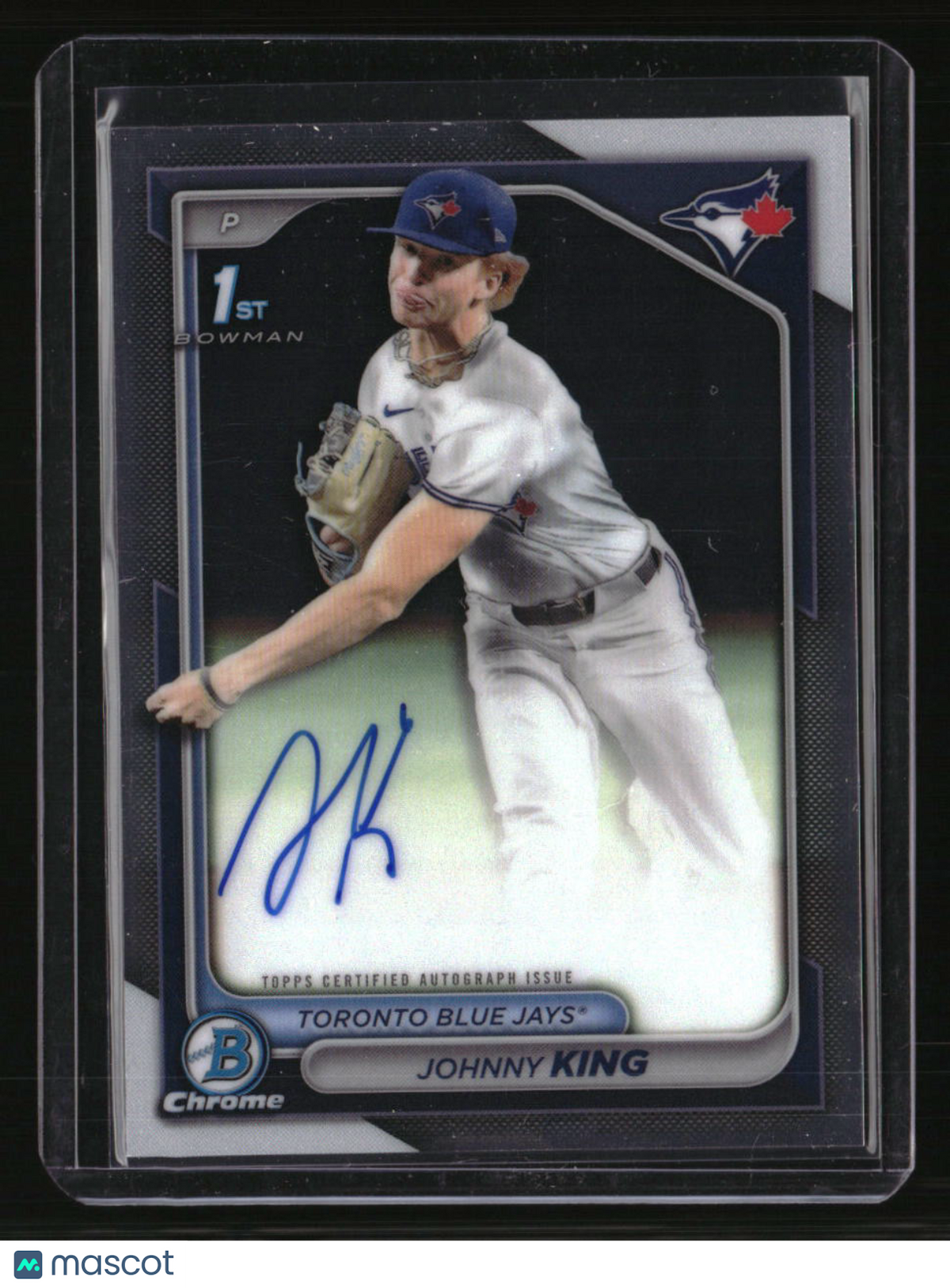 2024 Bowman Draft Johnny King Chrome Prospect Autographs