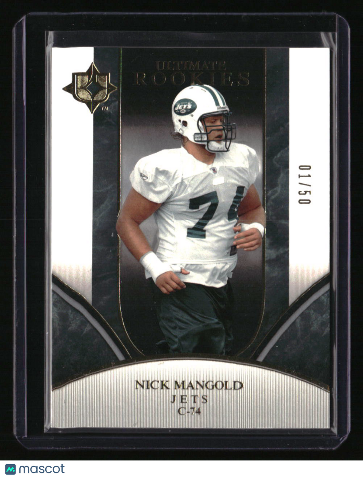 2006 Upper Deck Ultimate Collection Nick Mangold Gold #/50
