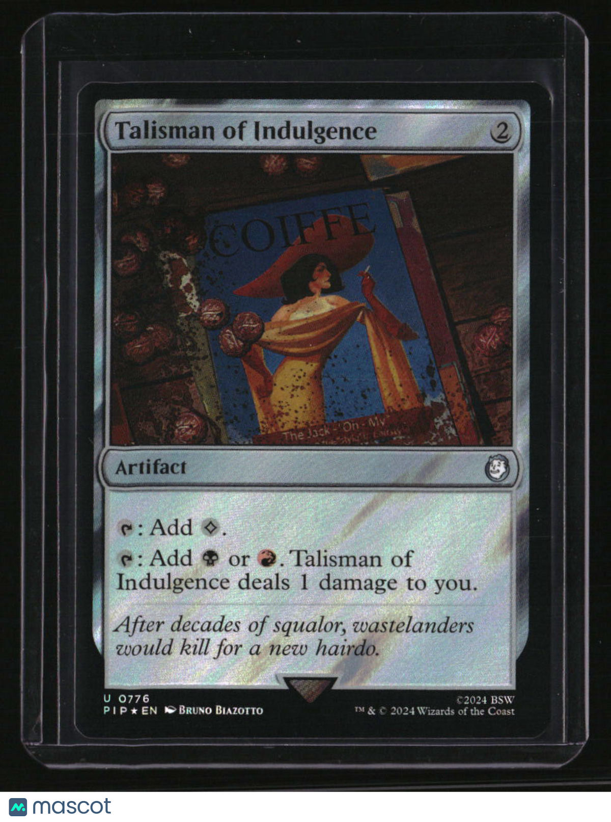 Universes Beyond: Fallout Talisman of Indulgence (Surge Foil)