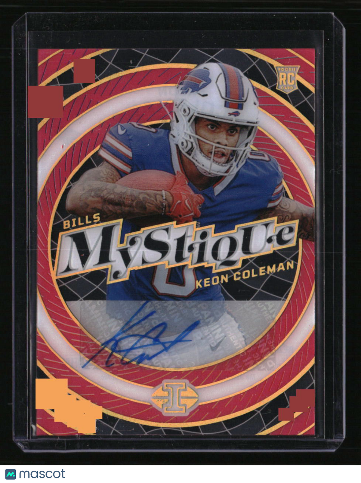 2024 Panini Illusions Keon Coleman Mystique Autographs Pink #/50