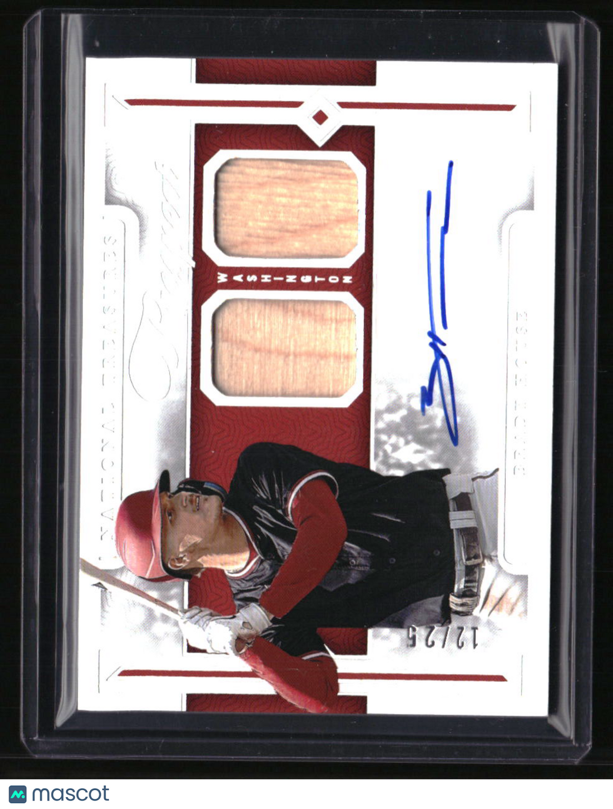 2024 National Treasures Brady House Prospect Lumber Signatures Holo Silver #/25