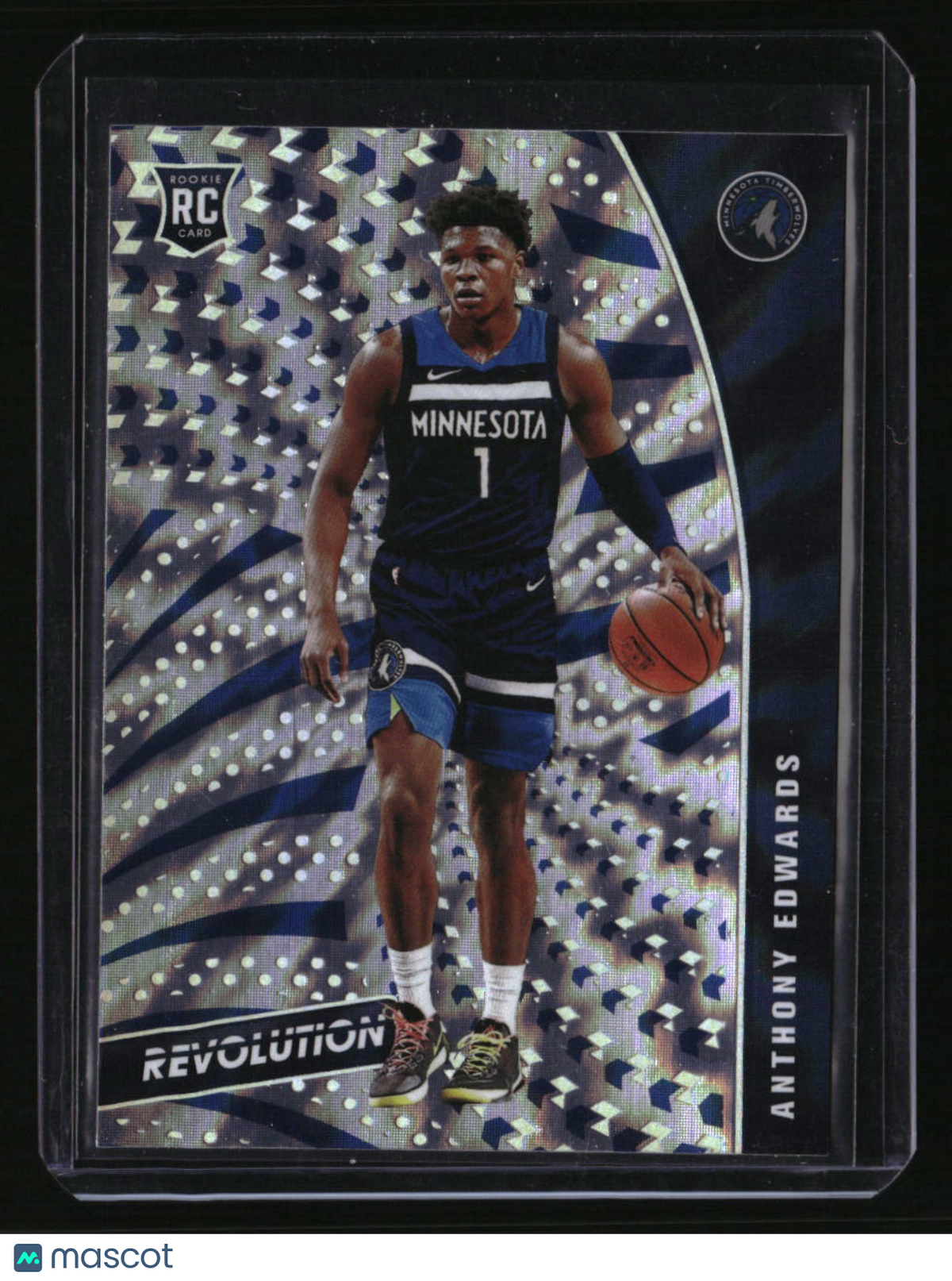 2020-21 Panini Revolution Anthony Edwards Asia Holo Silver