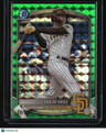 2025 Bowman Leo De Vries Chrome Prospects Green Geometric Refractor #/99