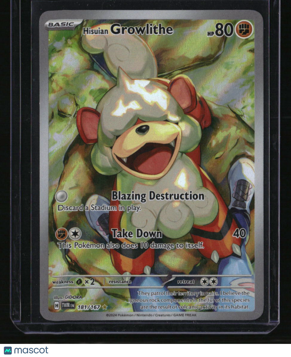 SV06: Twilight Masquerade Hisuian Growlithe
