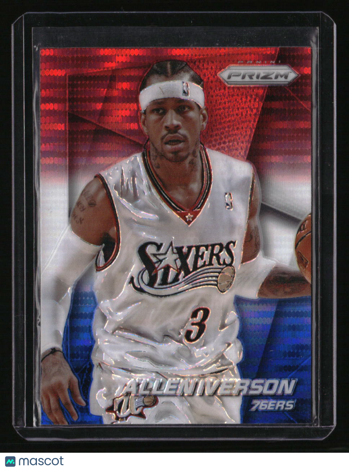 2014-15 Panini Prizm Allen Iverson Prizms Red White and Blue Pulsar