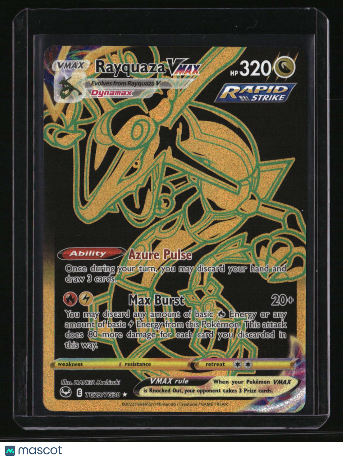 SWSH12: Silver Tempest Trainer Gallery Rayquaza VMAX (Secret)