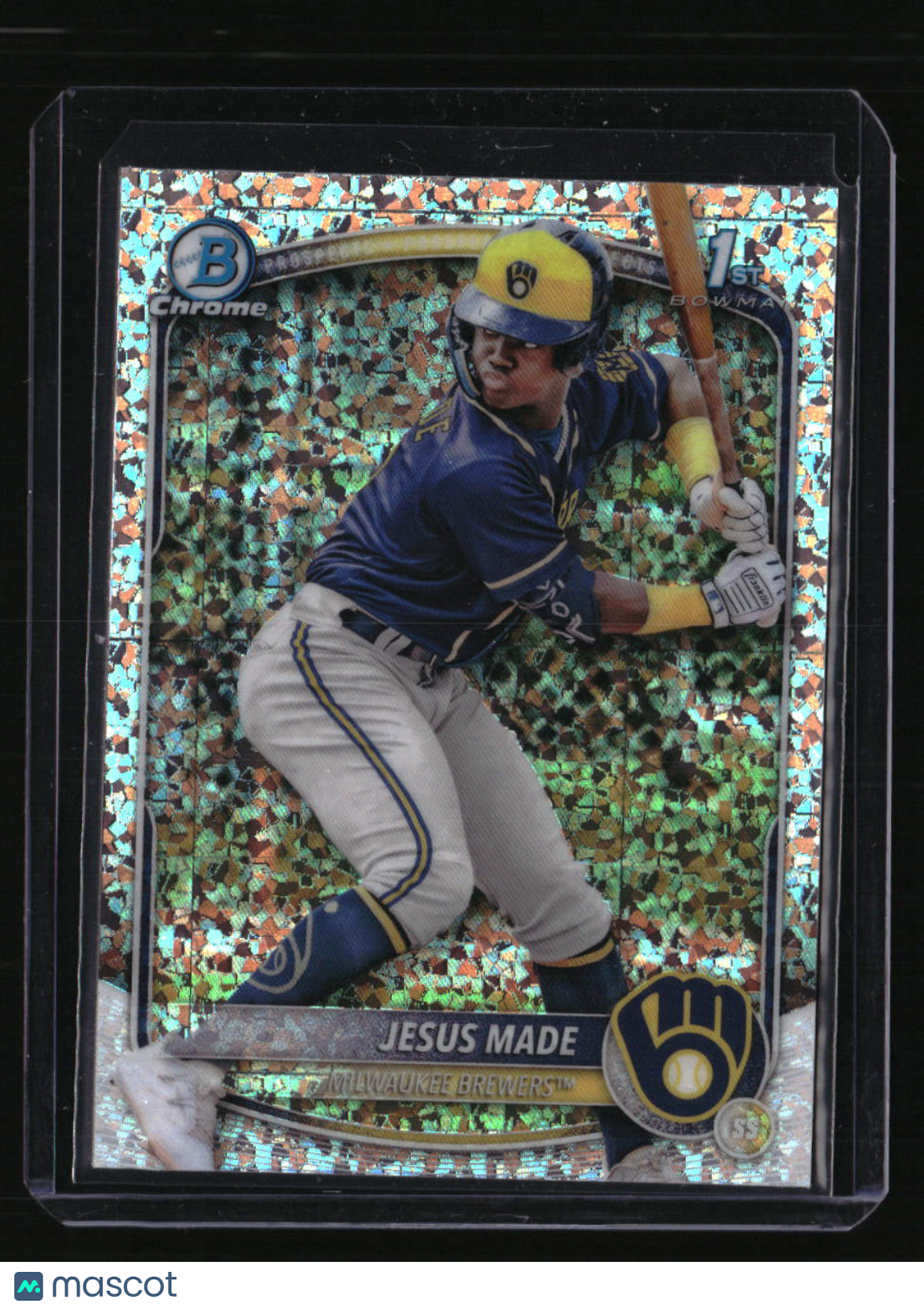 2025 Bowman Jesus Made Chrome Prospects Mini Diamond Refractor