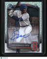 2025 Bowman D'Angelo Ortiz Chrome Prospects Autos HTA Choice Refractor #/150