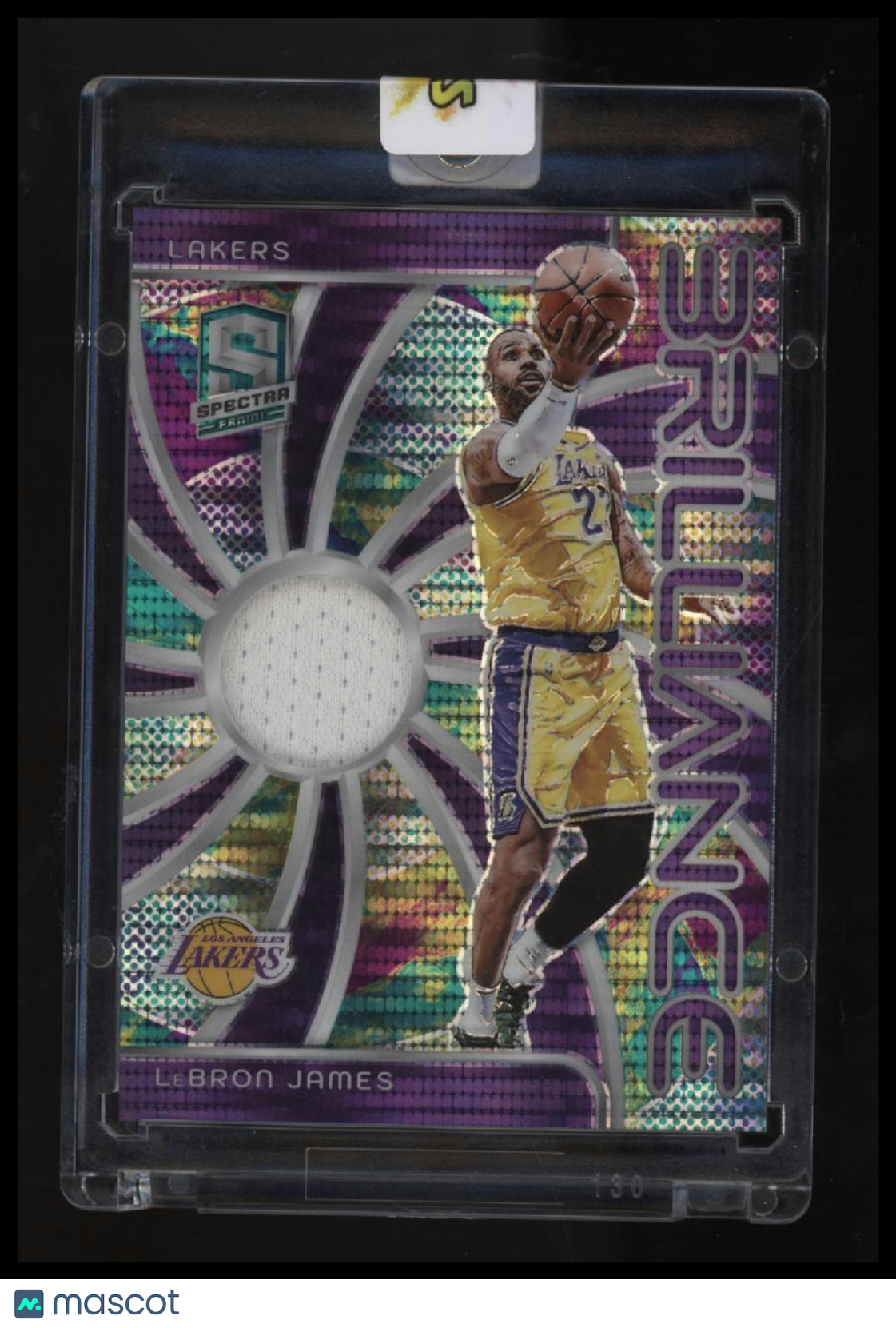 2023-24 Panini Spectra LeBron James Patch Brilliance Celestial #/99