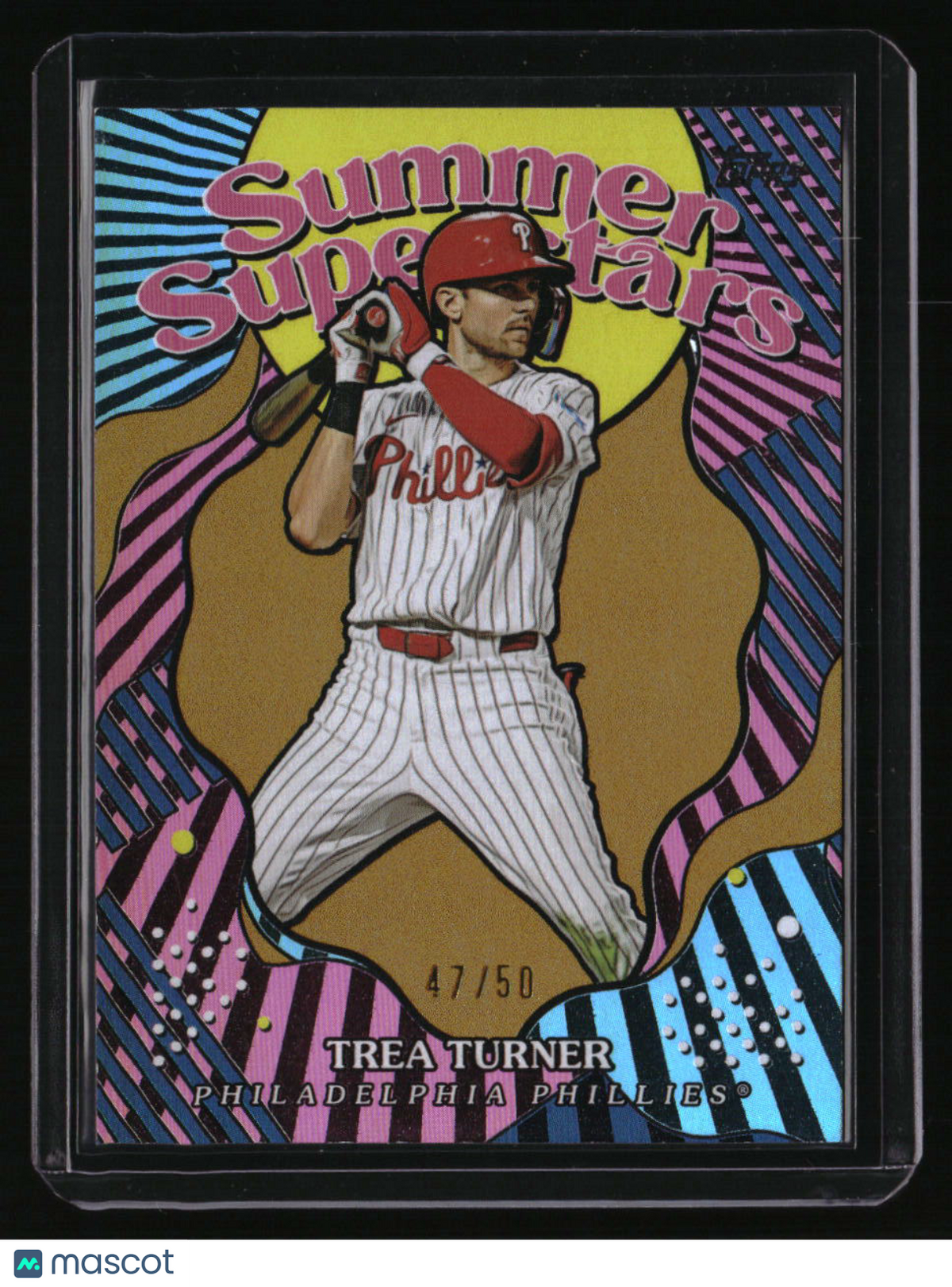 2025 Topps Trea Turner Summer Superstars Gold #/50