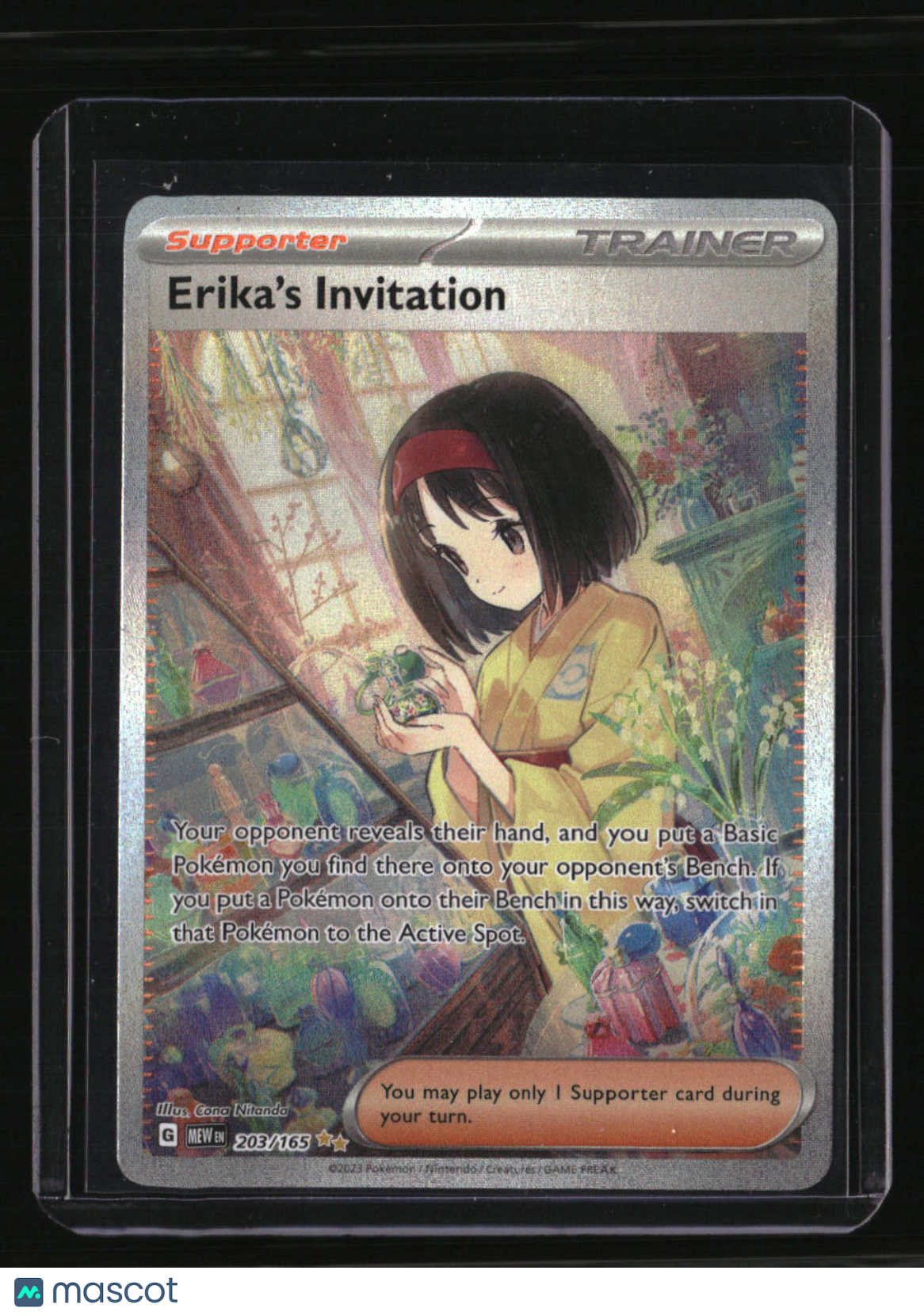 SV: Scarlet &amp; Violet 151 Erika&#39;s Invitation