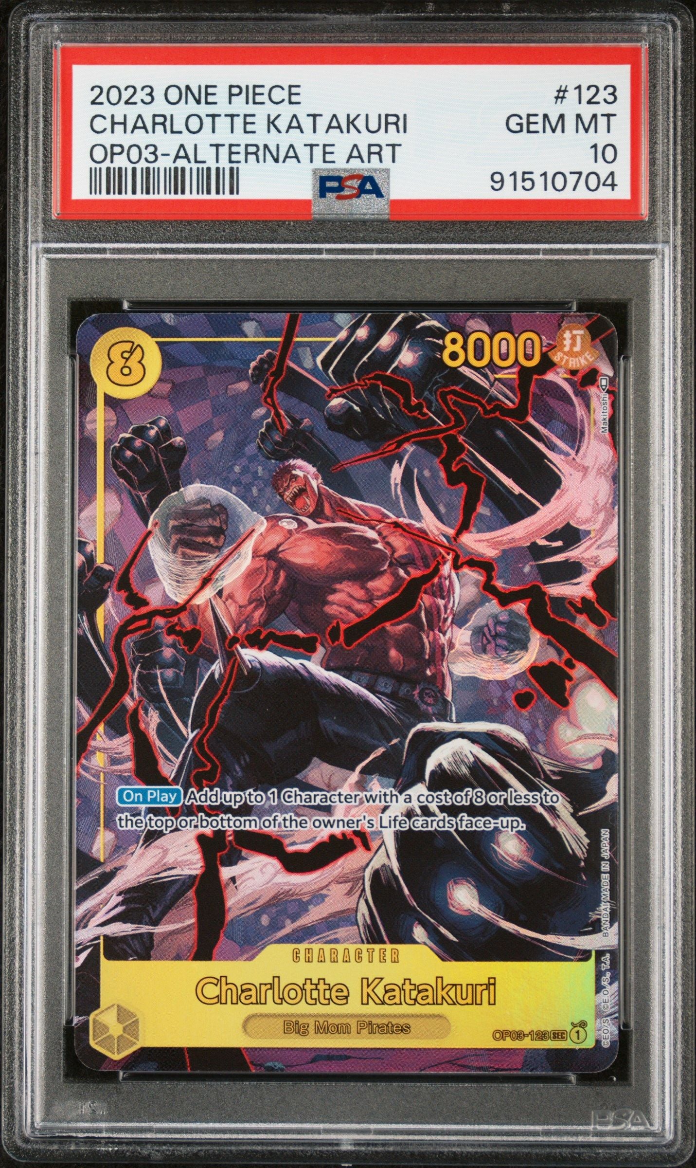 Graded One Piece TCG single