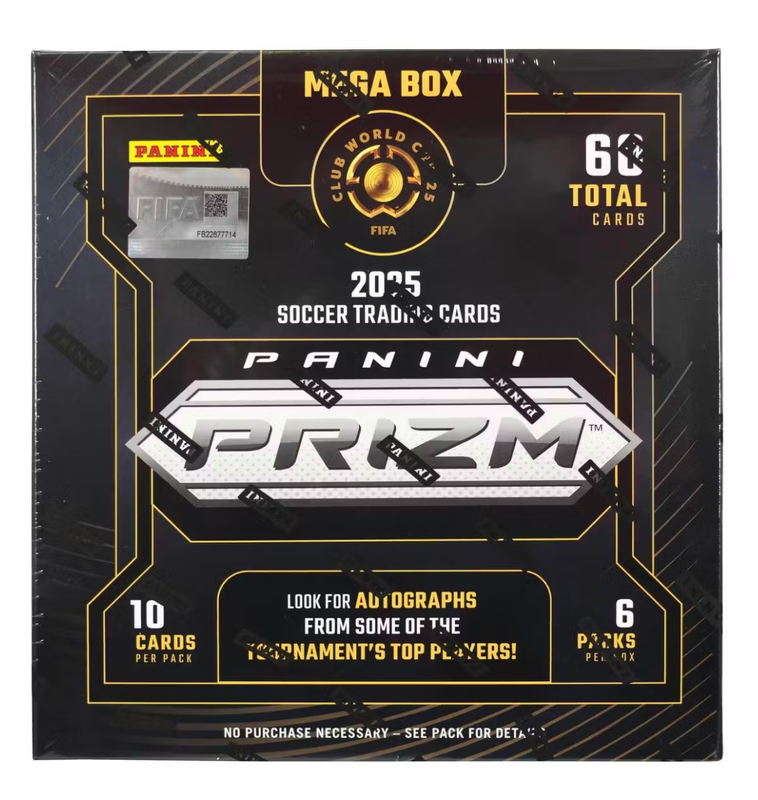 2025 Panini Prizm FIFA Club World Cup Soccer Hobby Mega Box (SALE)