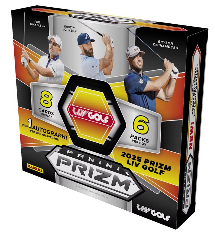 2025 Panini Prizm LIV Golf Hobby Box
