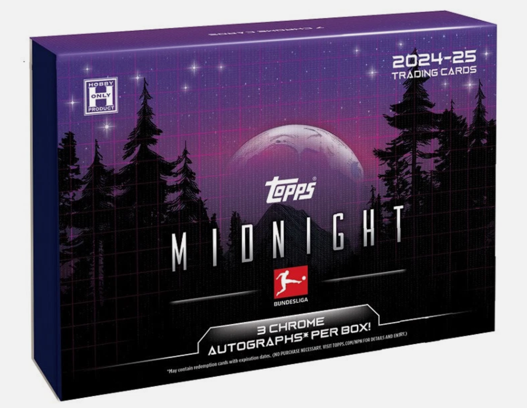 2024/25 Topps Bundesliga Midnight Soccer Hobby Box