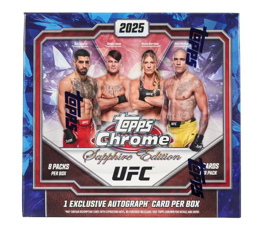 2025 Topps Chrome UFC Sapphire Edition Box