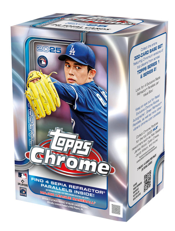 2025 Topps Chrome Baseball Blaster Box