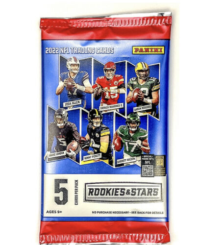2022 Panini Rookies &amp; Stars Football Gravity Feed Pack
