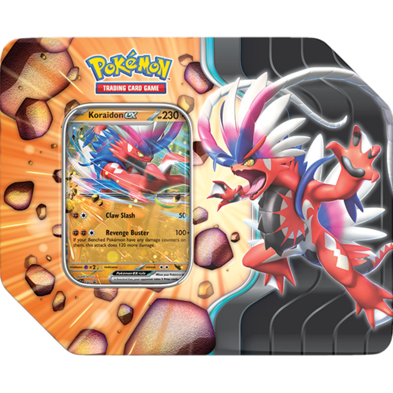 Pokemon Sword and Shield: Slashing Tin Legends (Koraidon Ex) (PRE-ORDER)