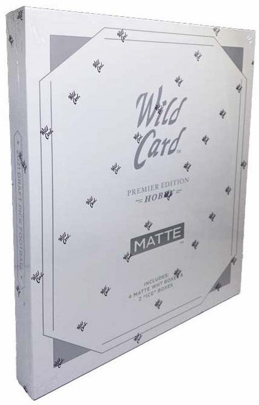 2021 Wild Card MATTE White Draft Pick Football Box